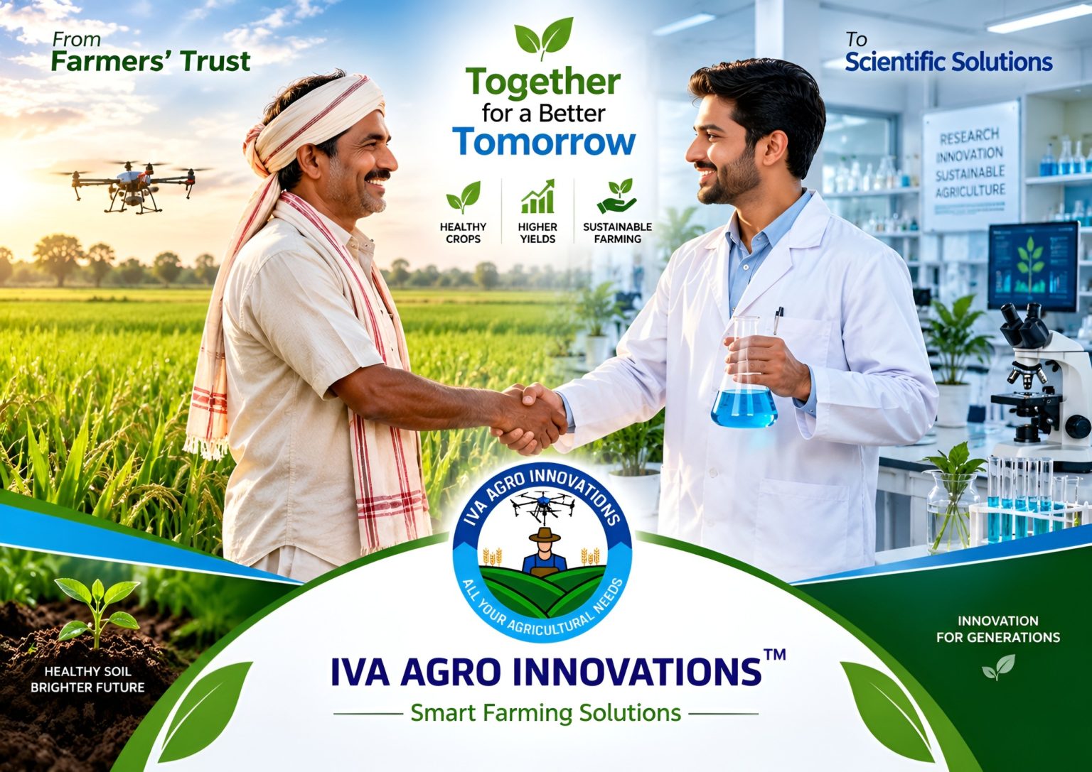 IVA Agro Innovations farmers and scientific solutions